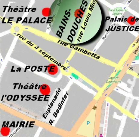 Les Bains Douches Aparthotel Périgueux Exteriör bild